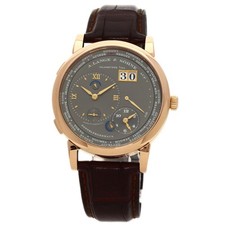 A. Lange & Söhne 116.033 1 Time Zone Wristwatch, 18K Pink Gold/Leather, Men's LA