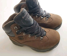 Hi-Tec Altitude IV Jr Waterproof Hiking Boots Youth Size 1 Brown Leather Trail