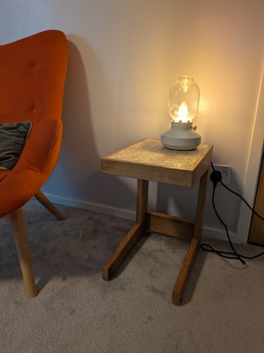 Unique handmade oak side - handmade,