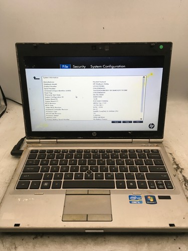 Elitebook 2560p boots to - boots,