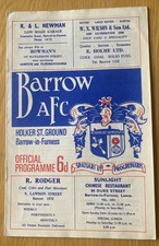 Barrow AFC v Manchester
