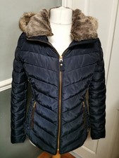 JOULES Gosway Padded Marine Navy Blue Jacket Coat Size 14  £169.00 Retail