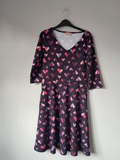 Popsy dress black purple - dress, black/purple/pink