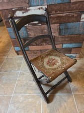Antique Wooden Folding Chair