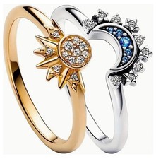 2pcs Inlaid Cubic Zirconia