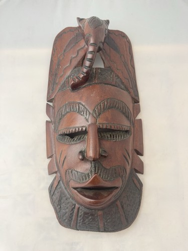 Large african style carved - large,