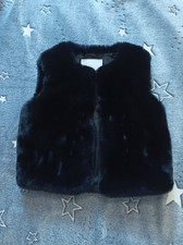 MATALAN FAUX FUR BLACK GILET FOR AGE 5 years