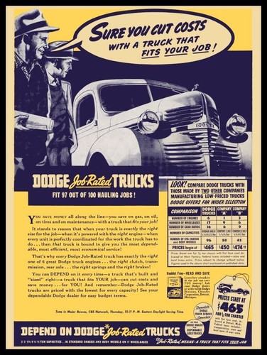 1940 dodge job rated - rated, trucks
