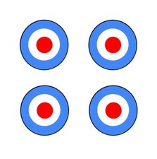 Set of 4 x Mods Screen print