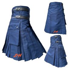 Men's Navy Blue 100% Genuine