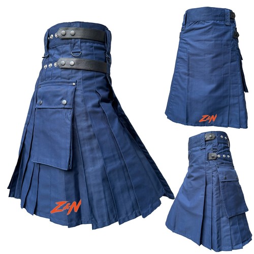 Men navy blue 100 genuine - men's, 100%