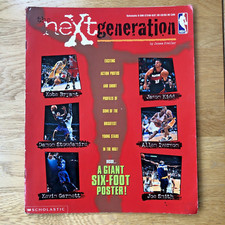 NBA The Next Generation Magazine '98 Incl 6' Poster Official Bryant Iverson Rare