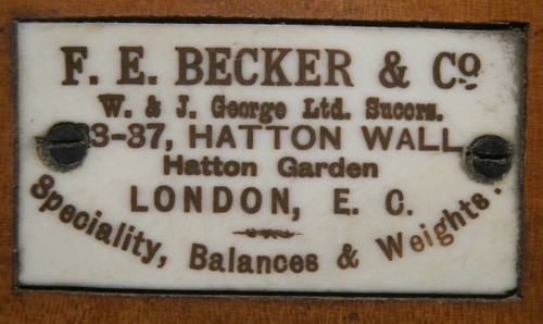 Coin weight box becker co - becker, &