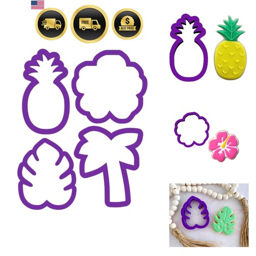 Tropical cookie cutter set - tropical,
