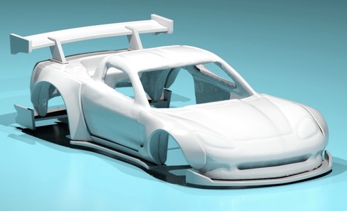 Hot wheels corvette body - hot, c6