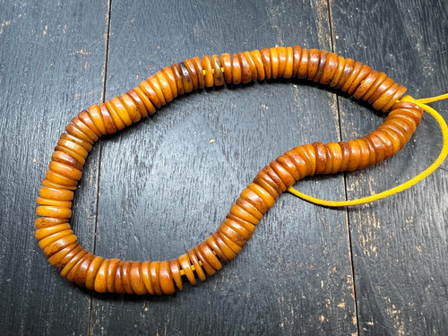 108 bead yak bone mala - yak,