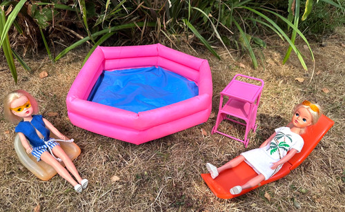Vintage barbie recliner sun - vintage,