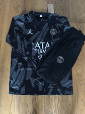 PSG Tracksuit Black And Grey