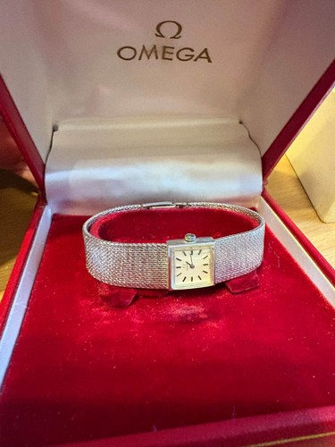 9ct whitegold omega - whitegold,
