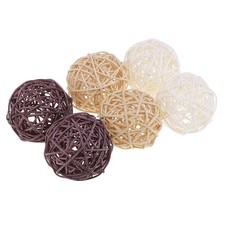 Rattan Wicker Balls Christmas