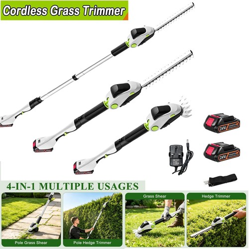 Cordless hedge trimmer 24v - cordless,