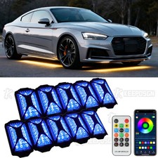 6PCS RGB Underglow LED Kit Car