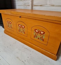 Vintage Chest Trunk Painted