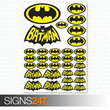 BATMAN STICKERS - 32 Printed