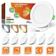 UK Ultra Slim Recessed LED Flat Panel Ceiling Spot Lights Downlights Spotlights