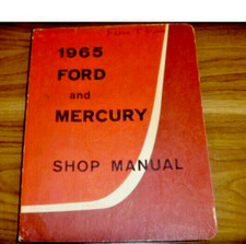 1965 Ford Falcon Ranchero Pickup Truck Shop Service Repair Manual Deluxe
