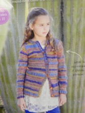Child's/Adult's Self-striping Yarn Cardigan Knitting Pattern