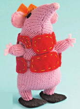 0161 Knitting Tiny Clanger from The Clangers 12cm high DK - Vintage Pattern Copy