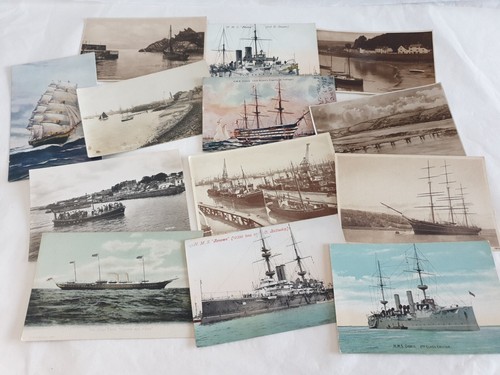 Old postcards ships - postcards, of