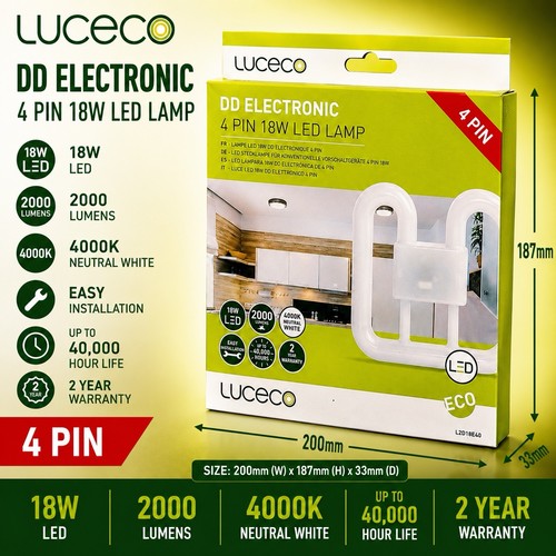 Luceco 18w led pin - luceco, dd