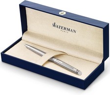 Waterman Hémisphère Ballpoint Pen | Stainless Steel with Chrome Trim | Medium
