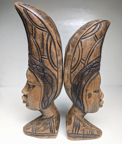 Vintage african wooden totem - vintage,