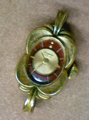 Vintage swiss gold plated - gold,