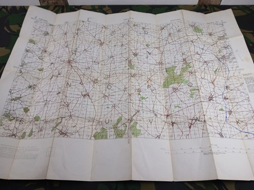 Ww1 somme map combles - map, (1916)