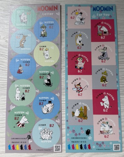 Japan 2018 moomin - 2018, sheets