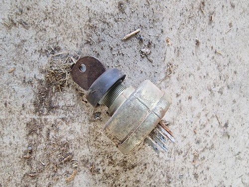 Ride mower ignition switch - ride, on