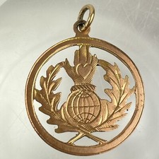 Antique 9ct Rose Gold Masonic