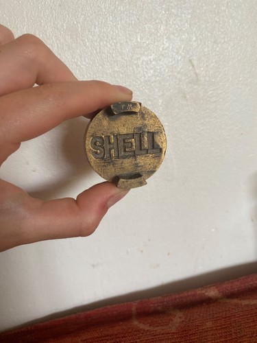 Shell motor petrol - oil, tin
