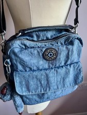 Kipling 'Candy' 3 in 1 Bag Crossbody Backpack Shoulder Grab Handle Blue + Monkey