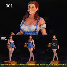 Maid Woman 1/8 1/6 1/4 1/3 1/2 Unpainted Model Kit Unassembled 3D Print 3 Ver.