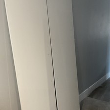 2 x Ikea Pax FARDAL Wardrobe Doors high gloss white Excellent condition no marks