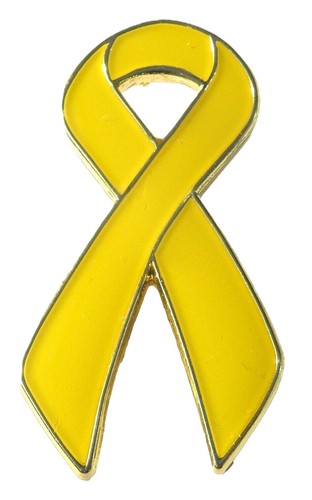 Yellow awareness ribbon - awareness,