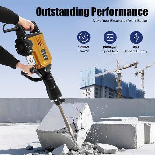 Demolition jack hammer 1700w - demolition,
