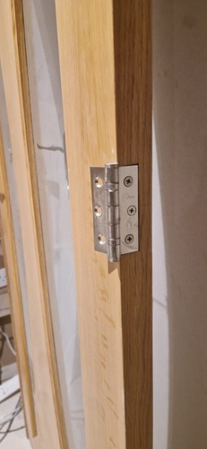 Oak glazed internal doors - glazed,