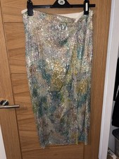Zara Sequinned Midi Skirt -