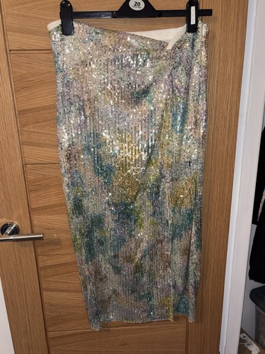 Zara sequinned midi skirt - midi,